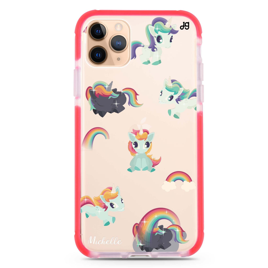 Unicorn & Rainbow iPhone 11 Pro 吸震防摔保護殼