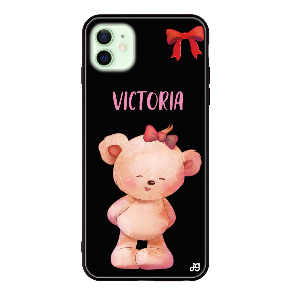 Bear Lovely iPhone 12 mini 超薄強化玻璃殻