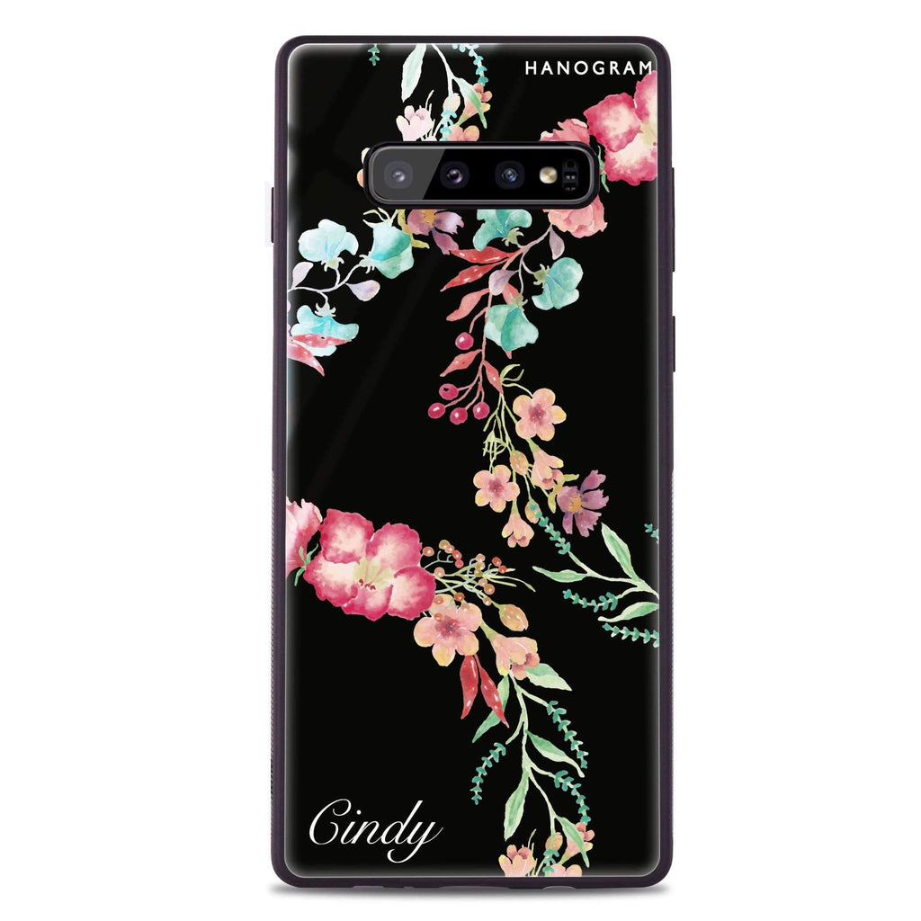 Spring Flowers Samsung 超薄強化玻璃殻