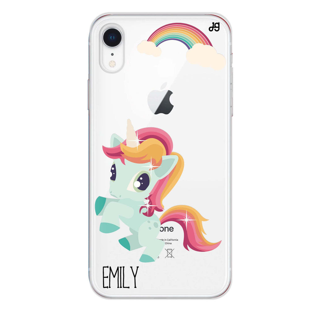 Lovely Unicorn II iPhone XR 水晶透明保護殼