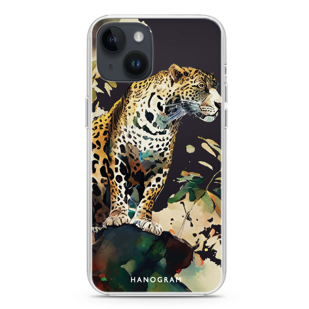 A leopard iPhone 14 水晶透明保護殼
