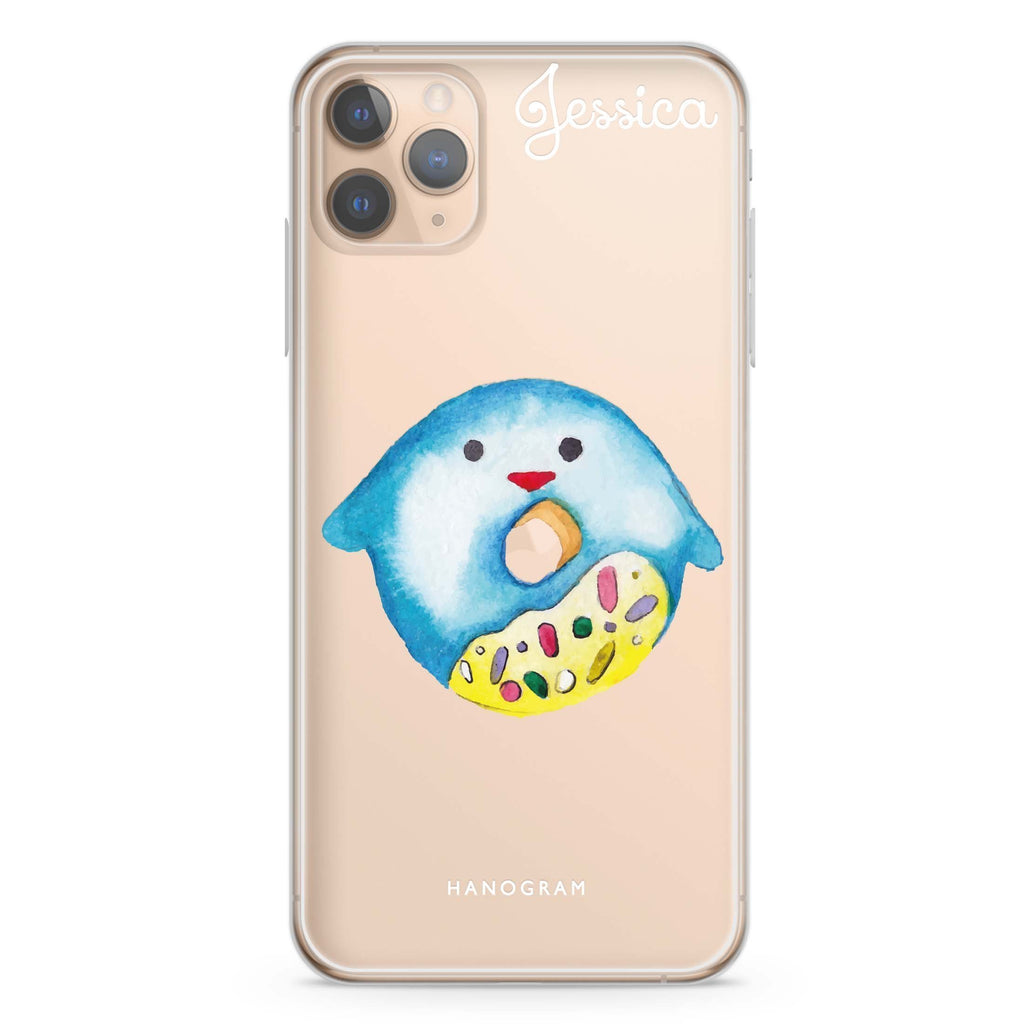 Sweet donut penguin iPhone 11 Pro Max 水晶透明保護殼