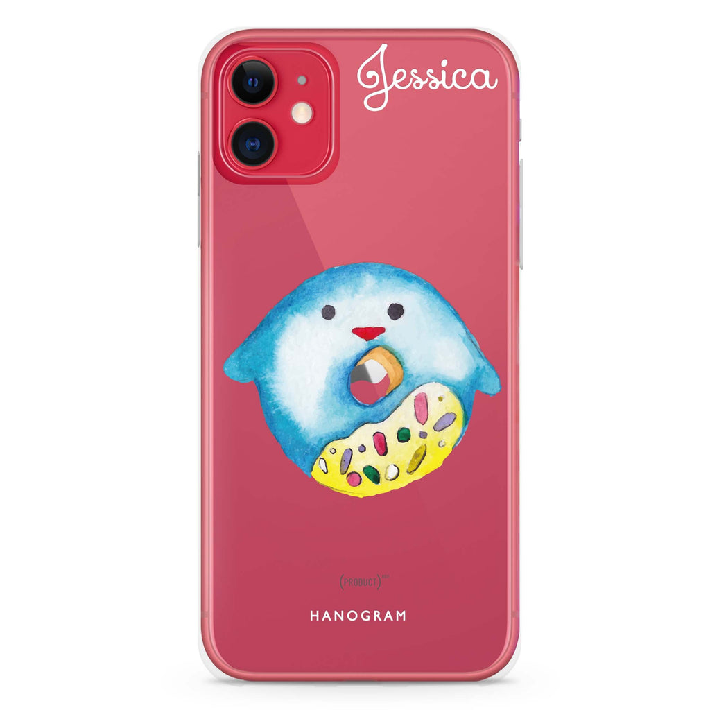 Sweet donut penguin iPhone 11 水晶透明保護殼