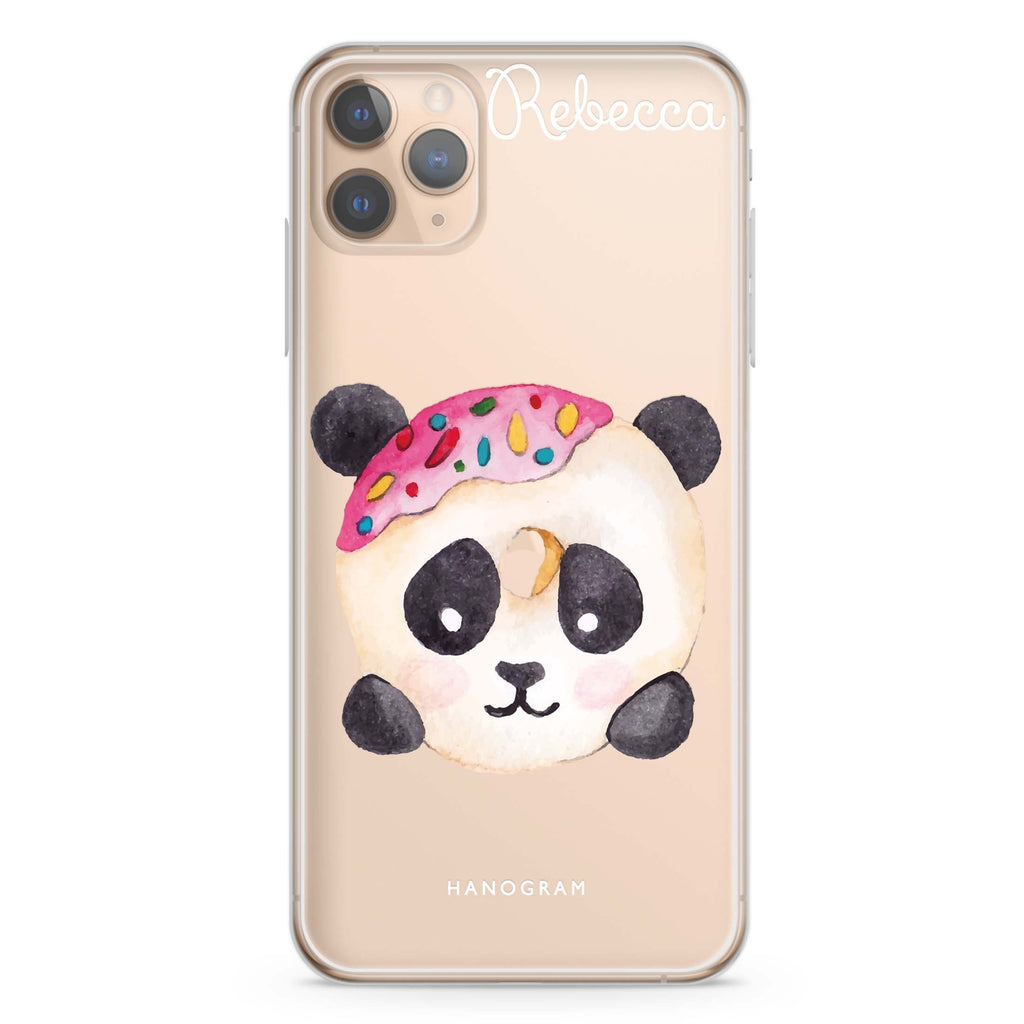 Sweet donut panda iPhone 11 Pro 水晶透明保護殼