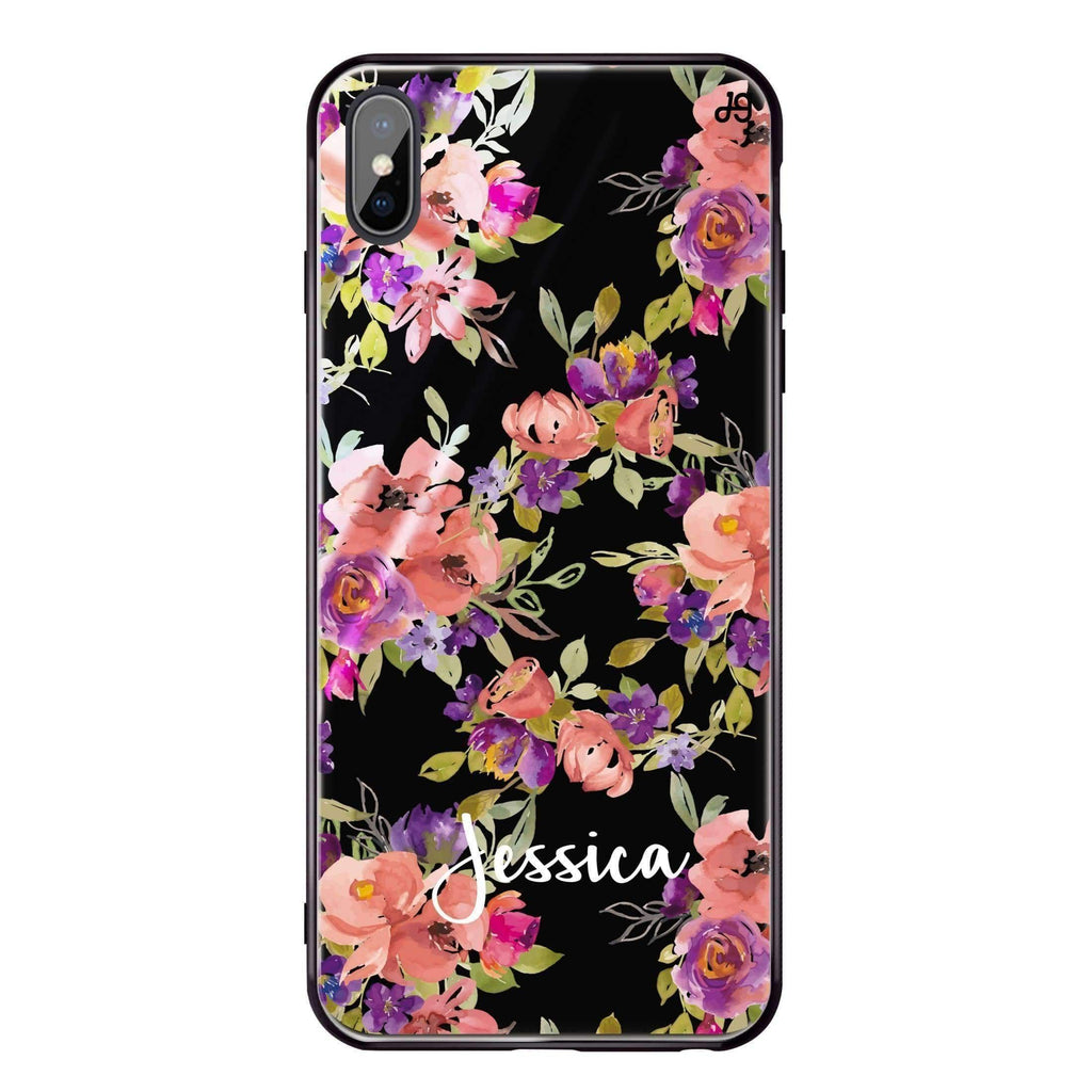 Floral Impression iPhone X 超薄強化玻璃殻