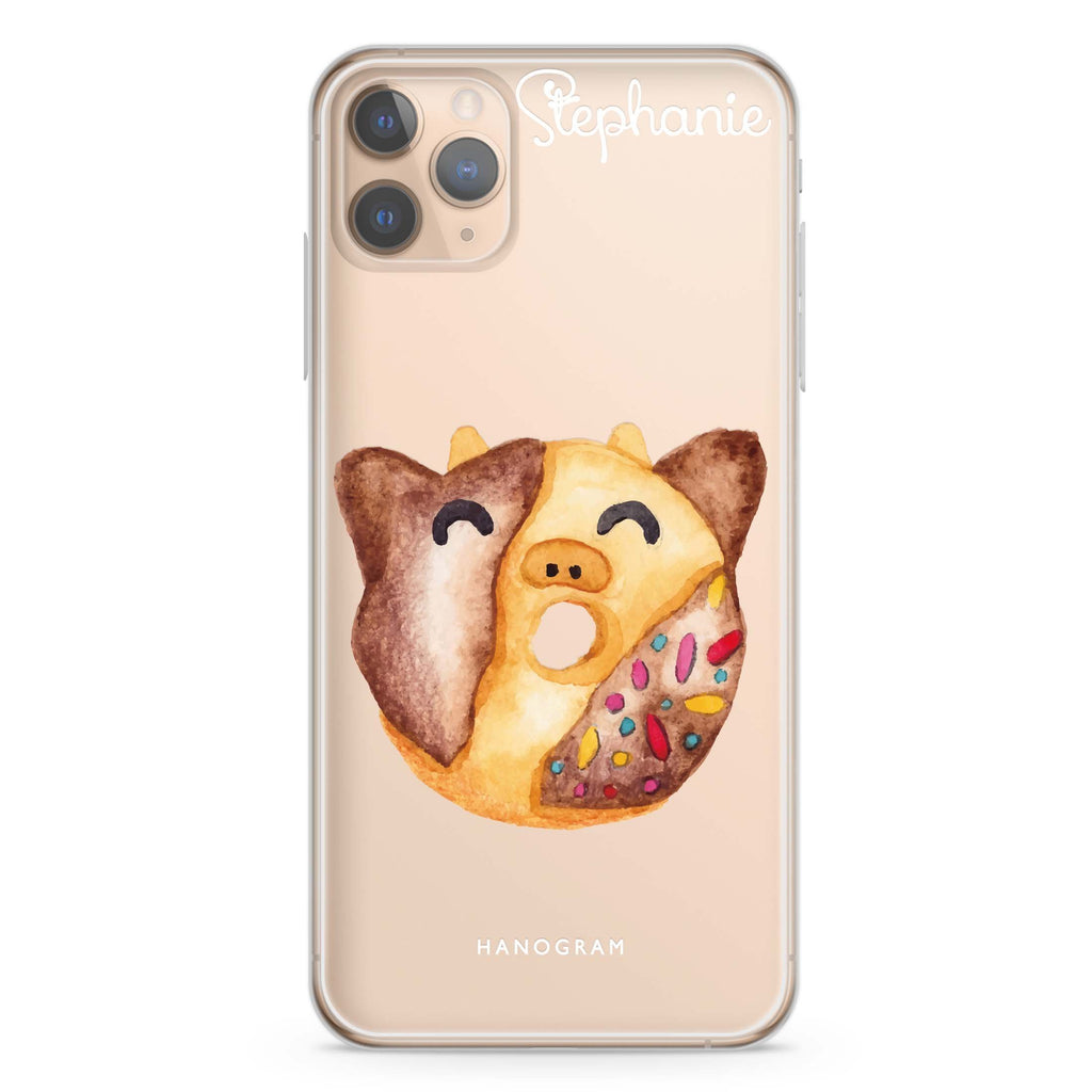Sweet donut calf iPhone 11 Pro Max 水晶透明保護殼