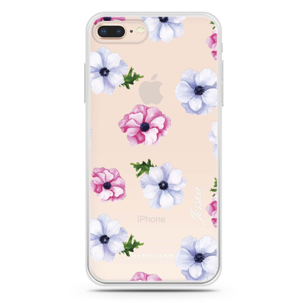 Ideal floral iPhone 8 Plus 水晶透明保護殼