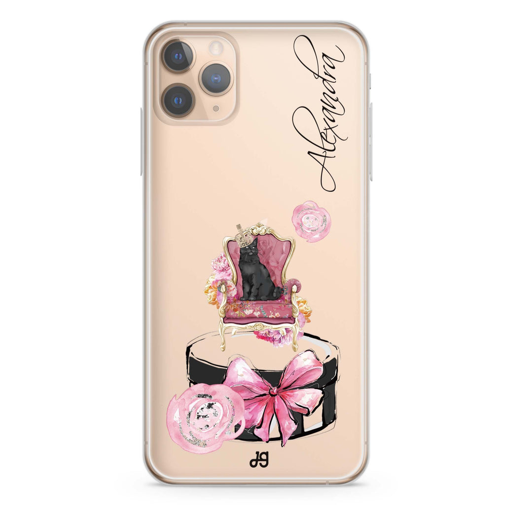 The Queen Like A Cat iPhone 11 Pro Max 水晶透明保護殼