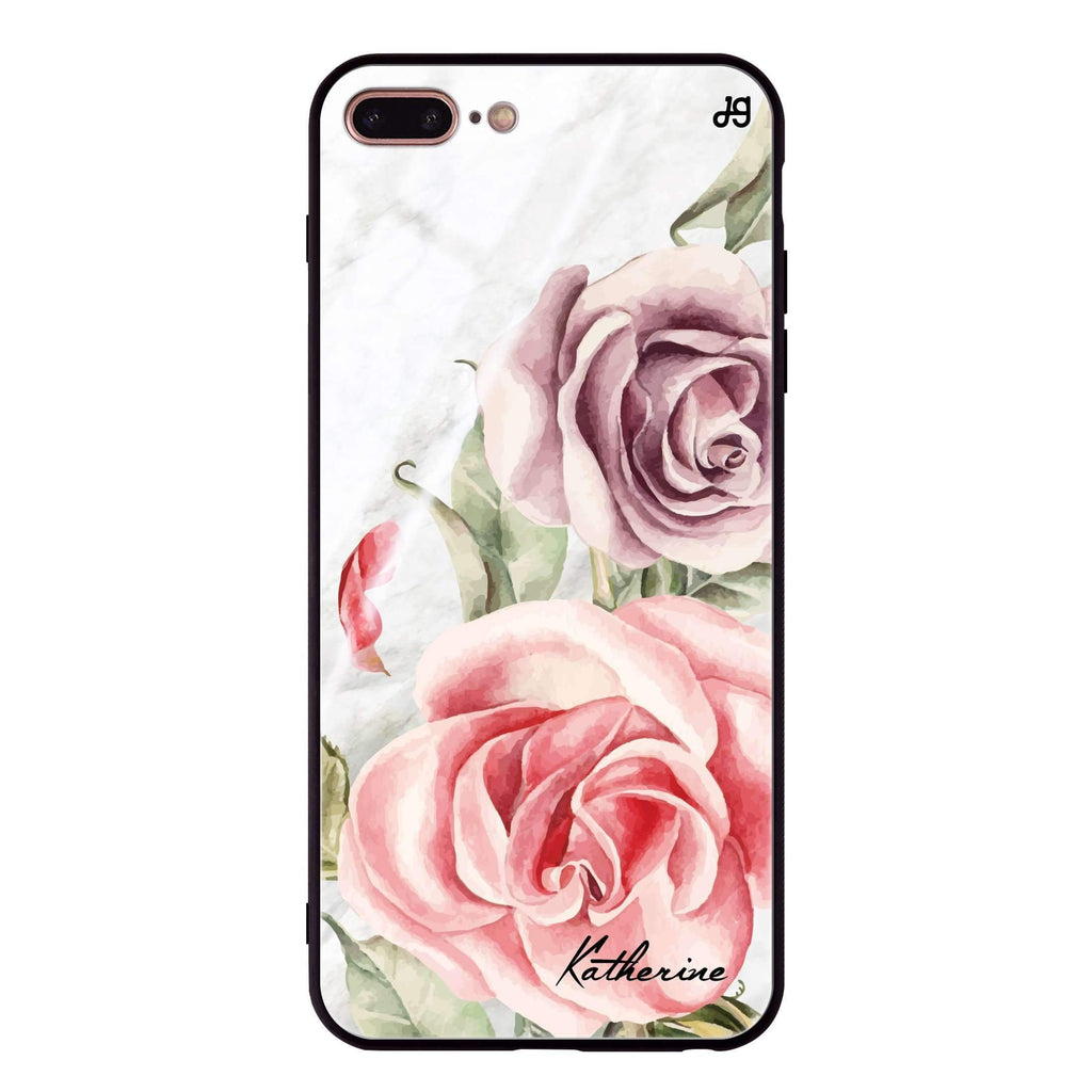 Marble & Rose iPhone 8 Plus 超薄強化玻璃殻