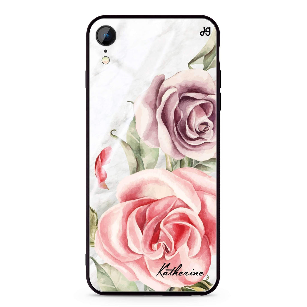 Marble & Rose iPhone XR 超薄強化玻璃殻
