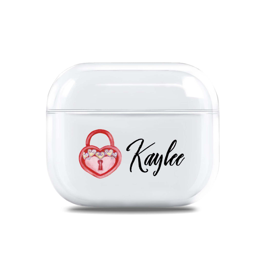 The Key of Love AirPods 透明保護殻
