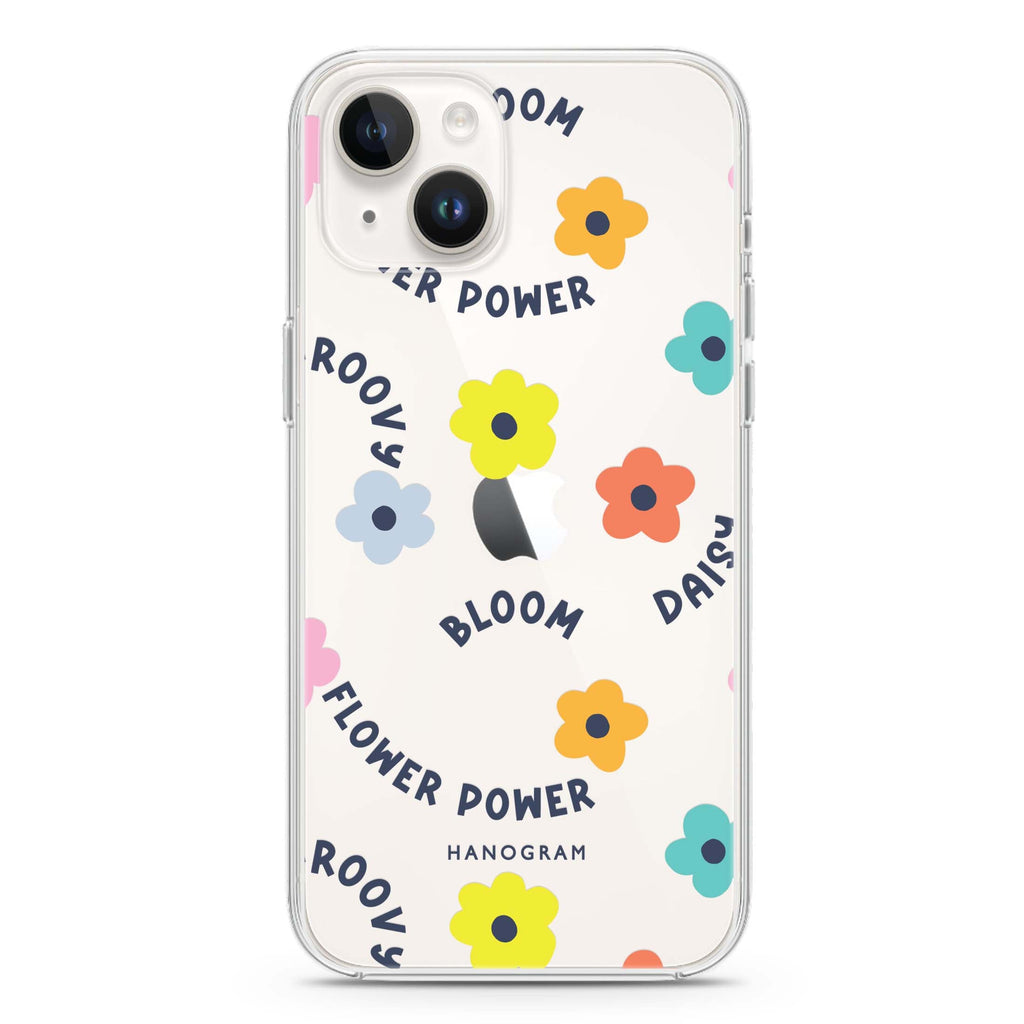 Flower Power iPhone 14 水晶透明保護殼