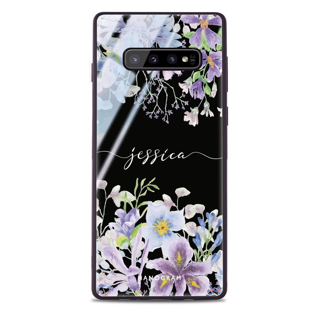 Flowers Bloom Samsung S10 Plus 超薄強化玻璃殻