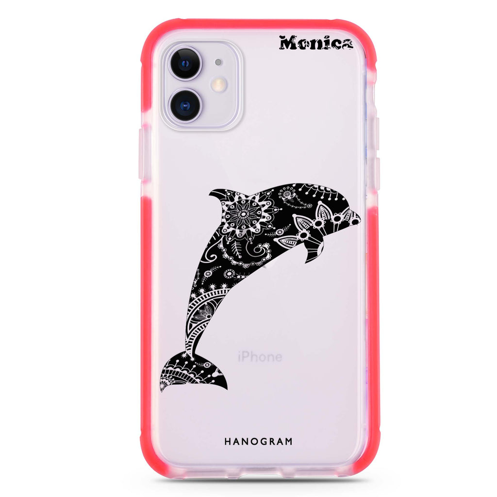 Mandala dolphin iPhone 11 吸震防摔保護殼