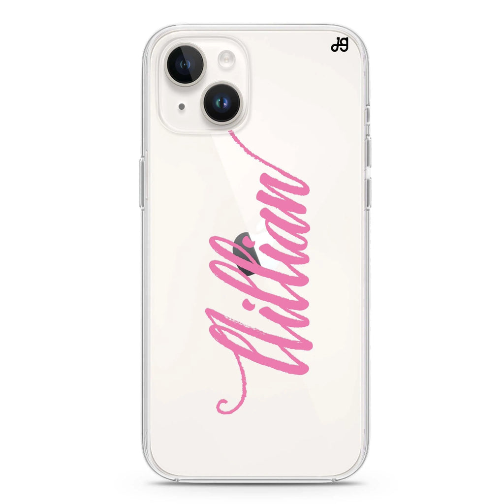 Vintage Writing iPhone 14 水晶透明保護殼