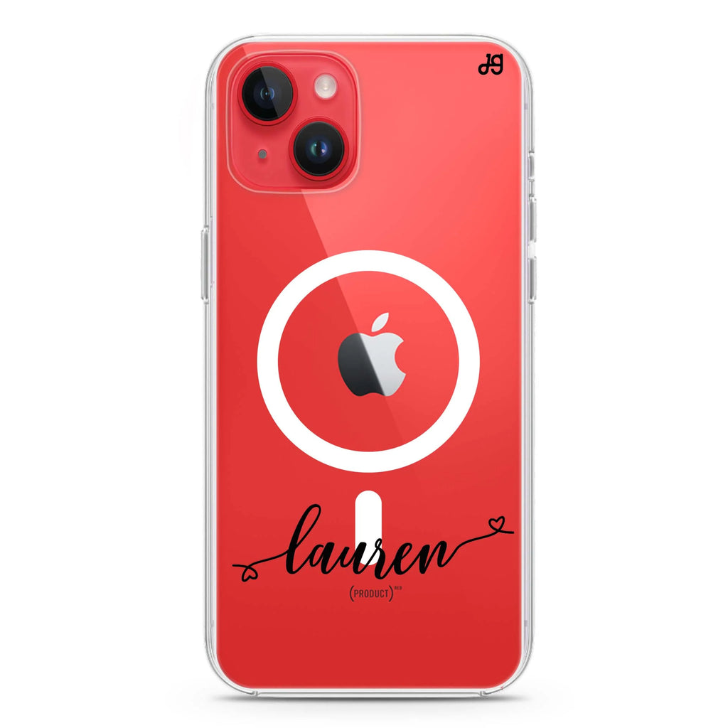 Made with love iPhone 14 Plus Magsafe 兼容水晶透明保護殼