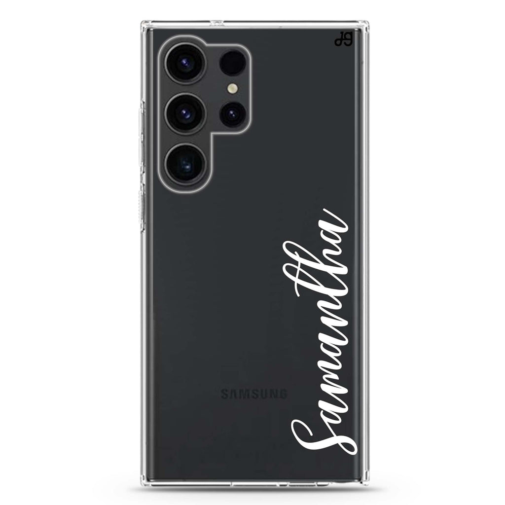 Falling For You Samsung Galaxy Ultra 可加名字透明保護殼，適用 S26/S25/S24/S23 Ultra，圖1