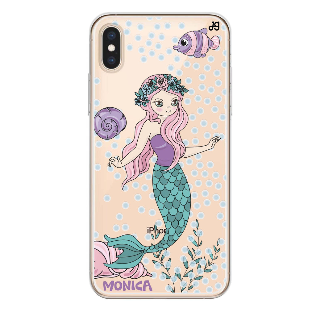 Mermaids iPhone X 水晶透明保護殼