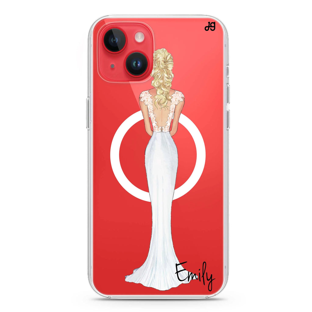 Bride Moment I iPhone 14 Plus Magsafe 兼容水晶透明保護殼
