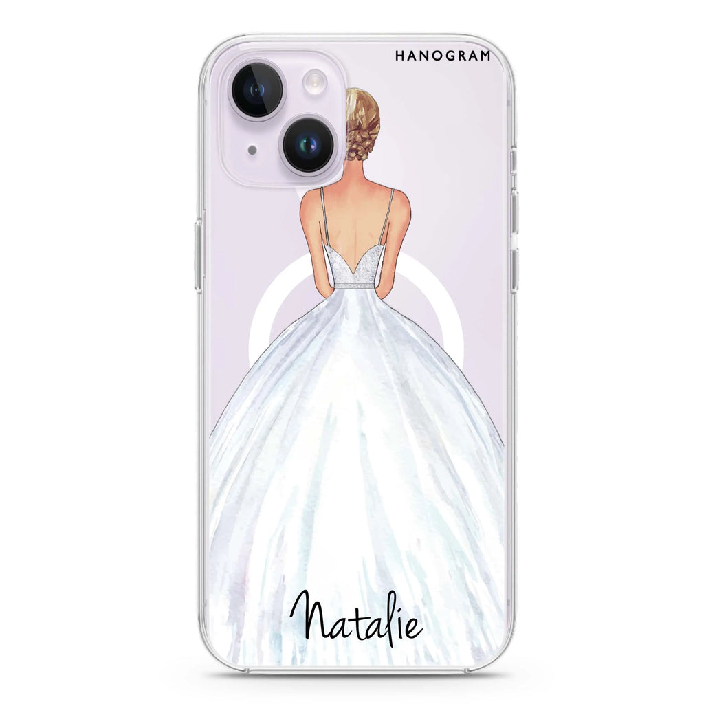 Bride Moment II iPhone 14 Plus Magsafe 兼容水晶透明保護殼