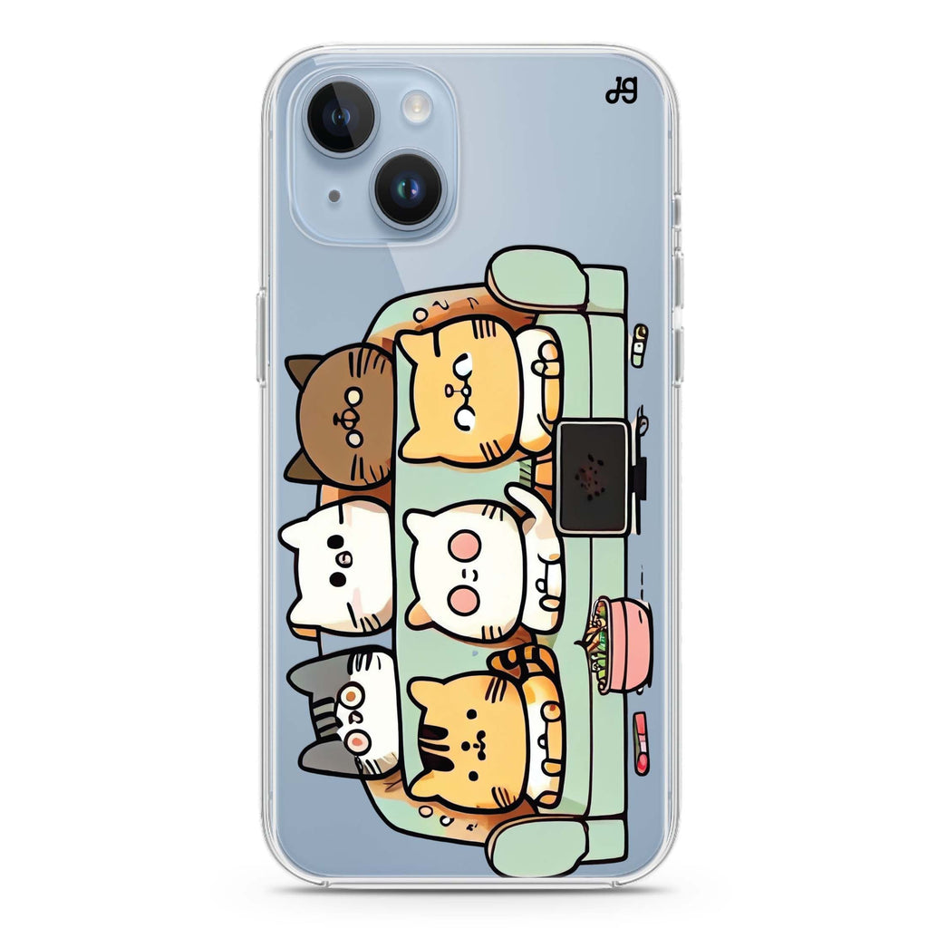 TV Cats iPhone 14 水晶透明保護殼