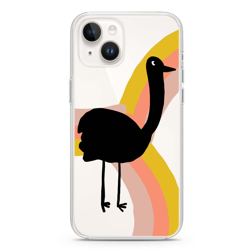 Rainbow Bird iPhone 14 plus 水晶透明保護殼