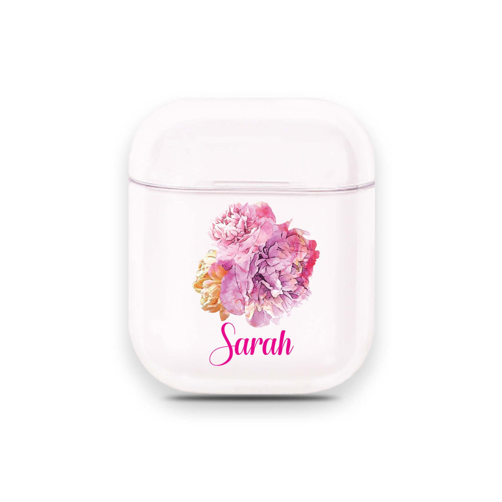 Colorful Floral Airpods 透明保護殻