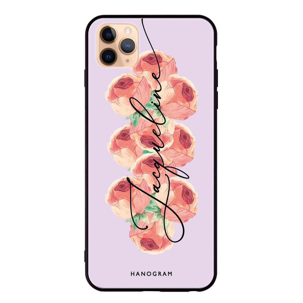 Painterly Floral iPhone 11 Pro 超薄強化玻璃殻