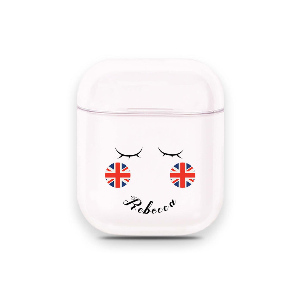 UK Face Airpods 透明保護殻