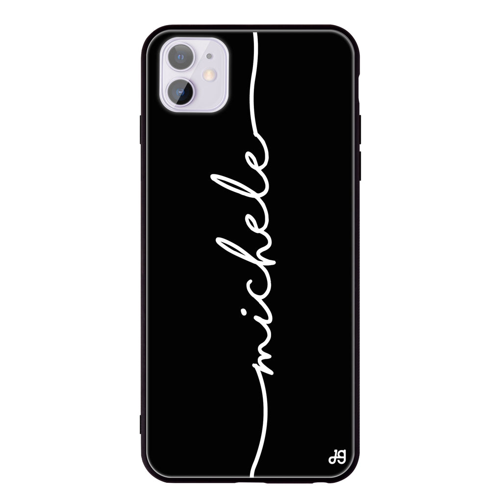 Vertical Handwritten iPhone 11 超薄強化玻璃殻
