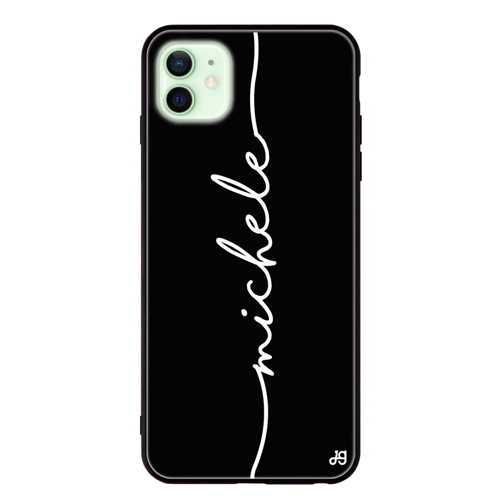 Vertical Handwritten iPhone 12 超薄強化玻璃殻