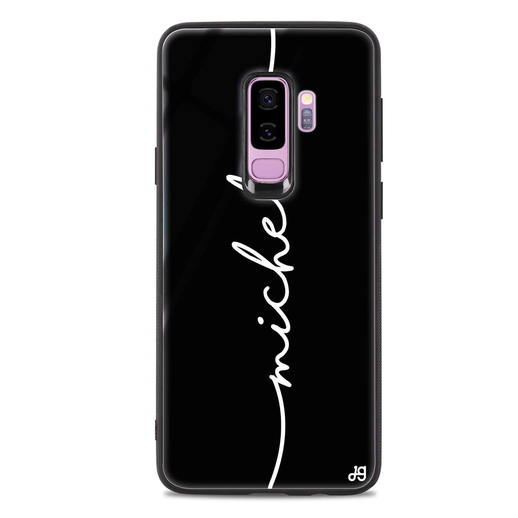 Vertical Handwritten Samsung S9 Plus 超薄強化玻璃殻