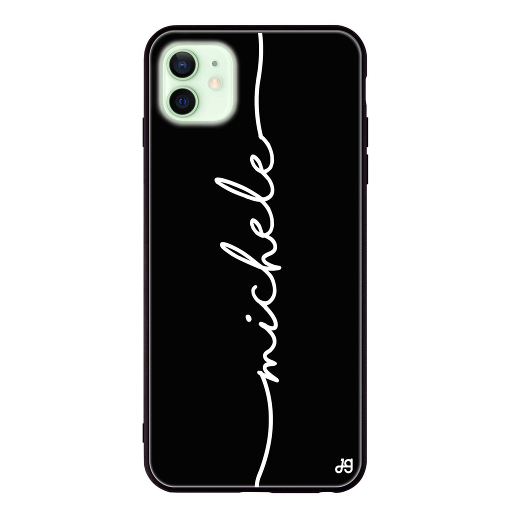 Vertical Handwritten iPhone 12 mini 超薄強化玻璃殻