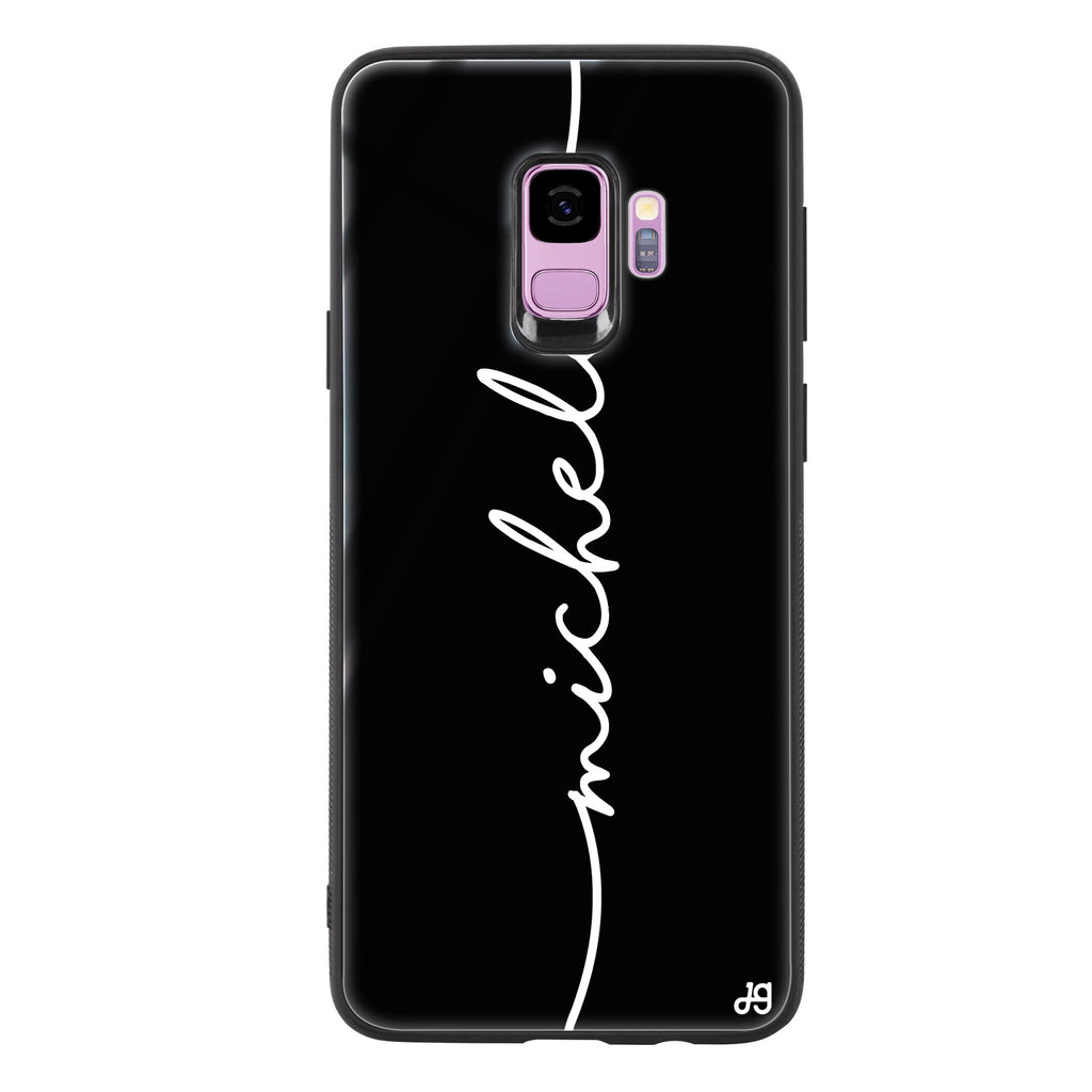 Vertical Handwritten Samsung S9 超薄強化玻璃殻