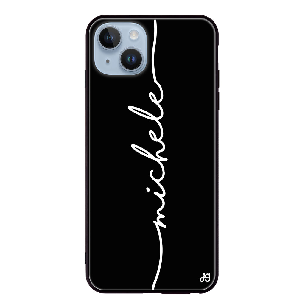 Vertical Handwritten iPhone 13 超薄強化玻璃殻