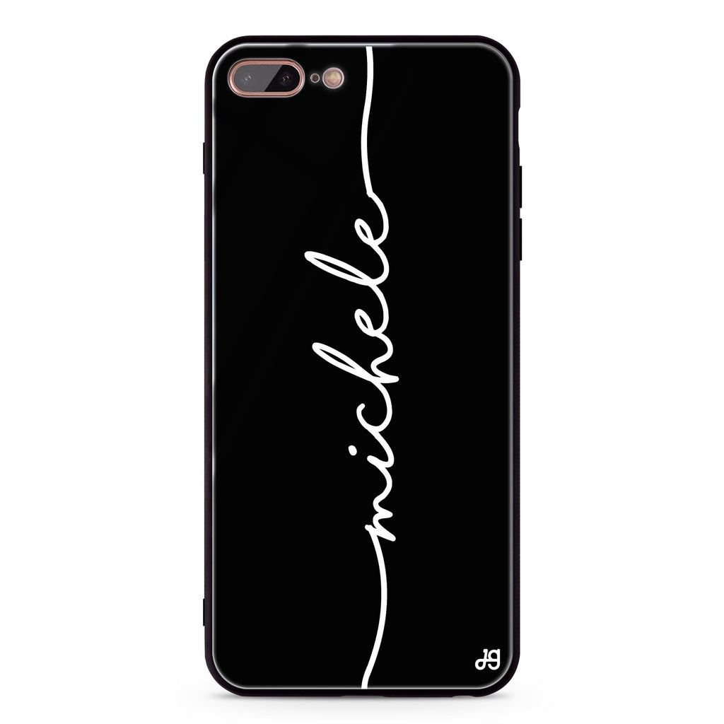 Vertical Handwritten iPhone 8 Plus 超薄強化玻璃殻