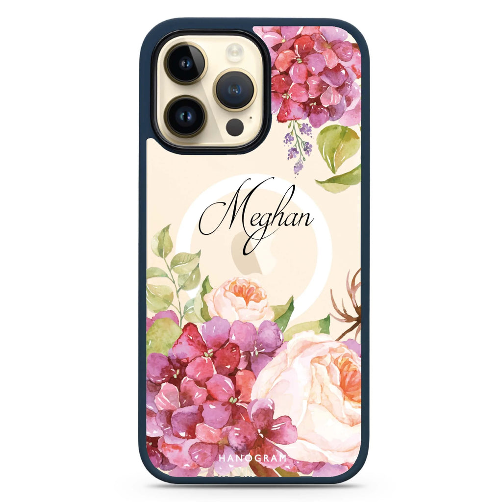 Pretty Floral Magsafe 兼容防衝擊保護殼