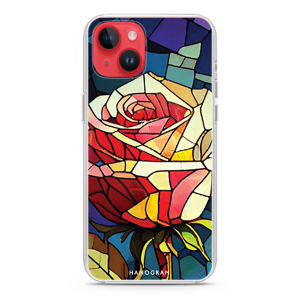 Rose Art iPhone 14 Magsafe 兼容水晶透明保護殼