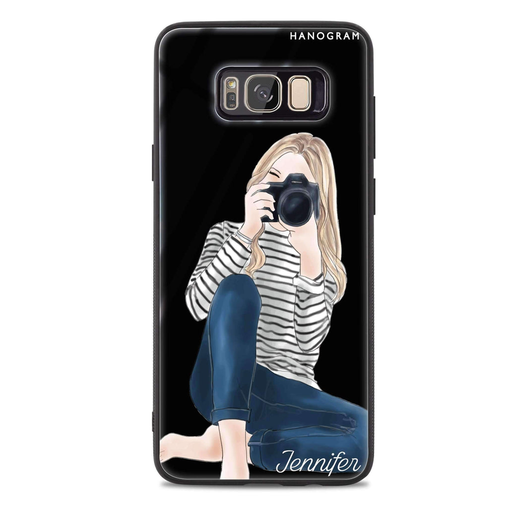 Camera girl II Samsung S8 Plus 超薄強化玻璃殻