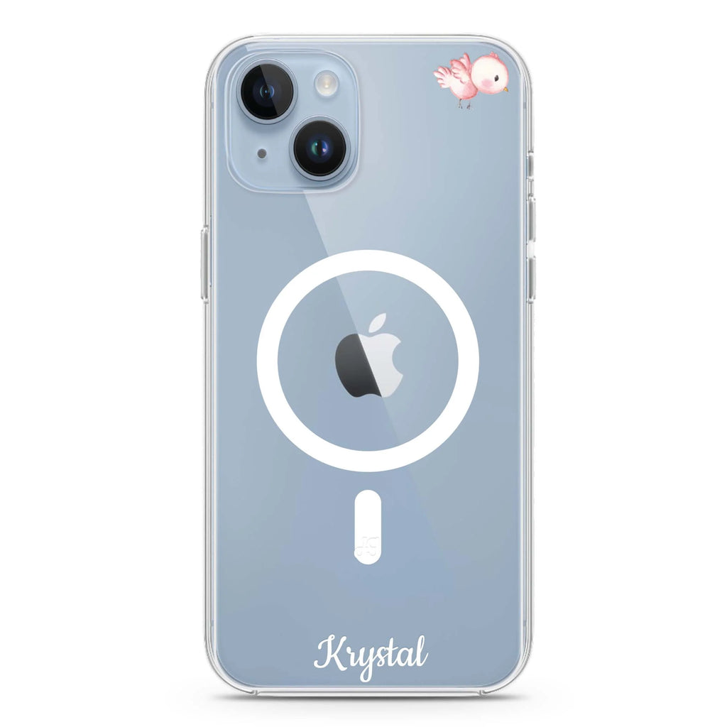 Bird of the Soul iPhone 14 Plus Magsafe 兼容水晶透明保護殼