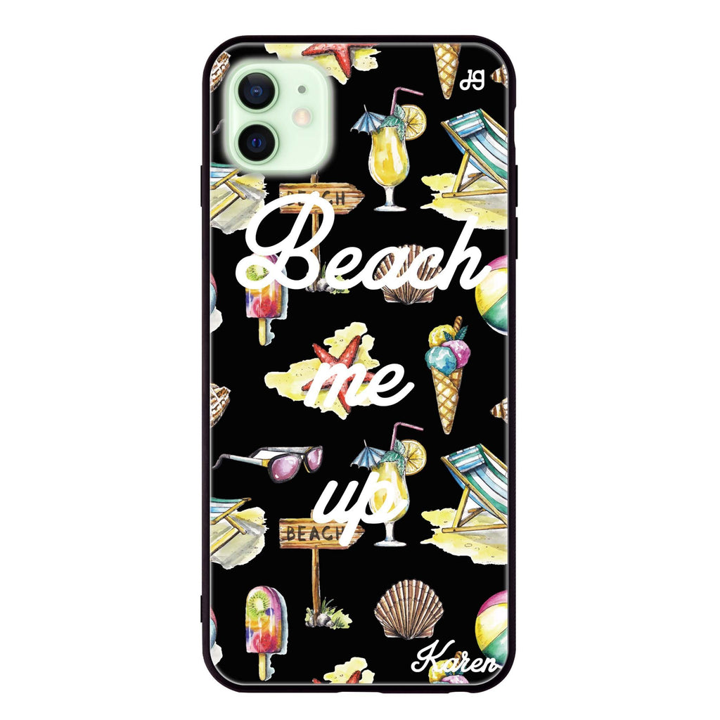 Beach me up iPhone 12 mini 超薄強化玻璃殻