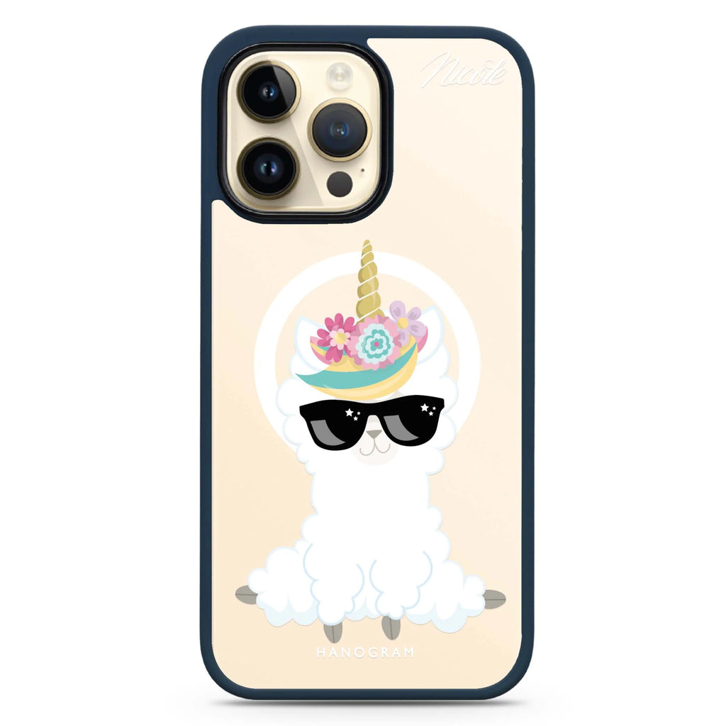 Sunglasses llamacorn Magsafe 兼容防衝擊保護殼