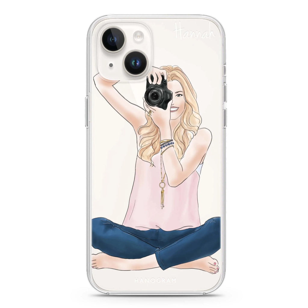Camera girl I iPhone 14 水晶透明保護殼