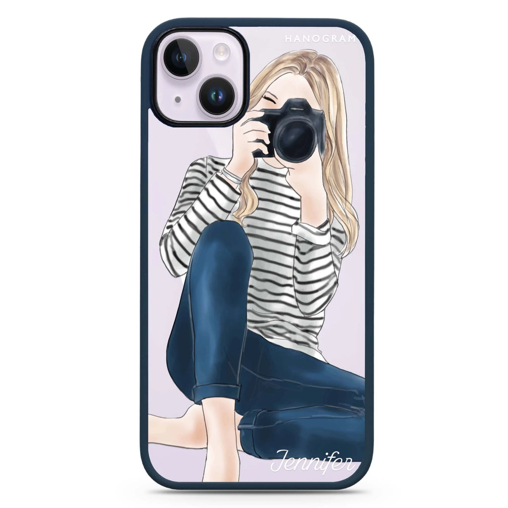 Camera girl II iPhone 14 Plus Magsafe 兼容防衝擊保護殼