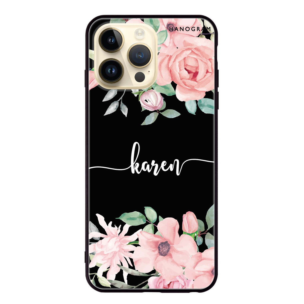 Forever Love Rose iPhone 超薄強化玻璃殻