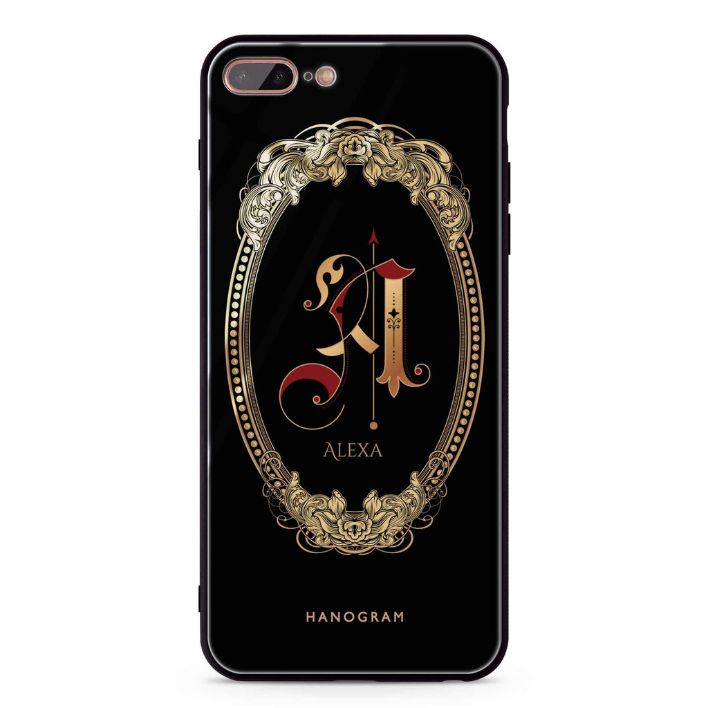 Gothic Ornamental iPhone 8 Plus 超薄強化玻璃殻