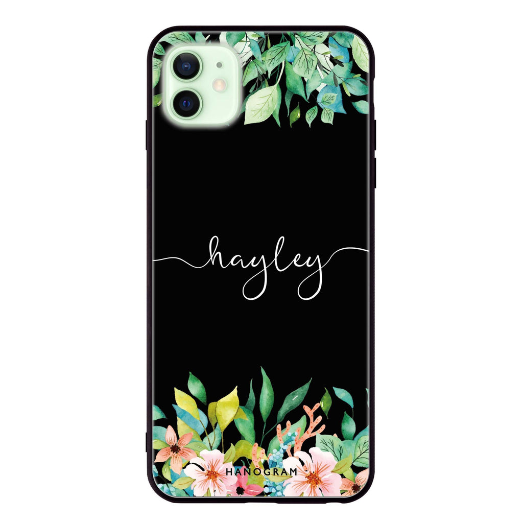 Floral Imagination iPhone 12 mini 超薄強化玻璃殻