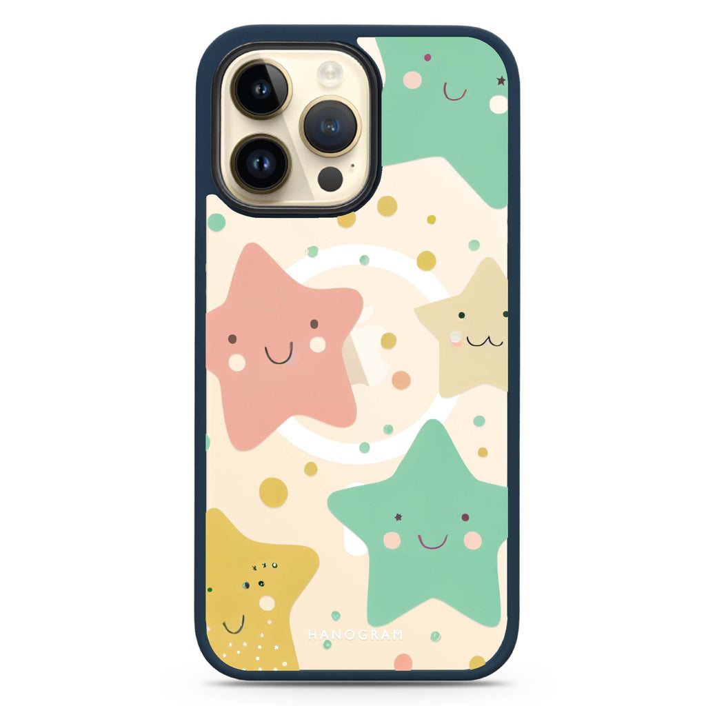 Cute Stars Magsafe 兼容防衝擊保護殼