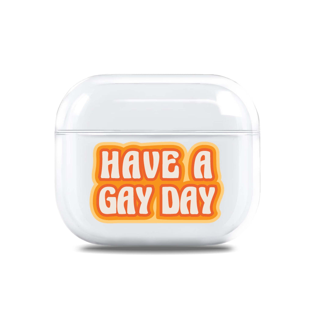 Have a Gay Day AirPods 透明保護殻
