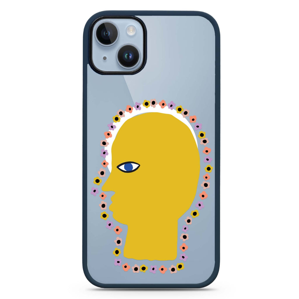 Floral Brain iPhone 14 Plus Magsafe 兼容防衝擊保護殼